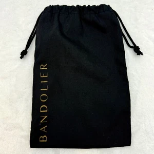 Bandolier schützende Stofftasche Gurtbeutel für Ledertasche 8,75" x 5,75" schwarz - Bild 1 von 2