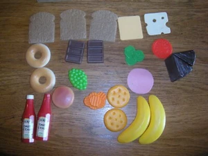 Sortiment Vintage Spielspielzeug Kunststoff Essen Kinderspiel Bunt Essen - Bild 1 von 10