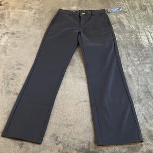 Nautica Performance Pants Adjustable Waist Navy Blue School Uniform Boys Size 8 - Picture 1 of 11