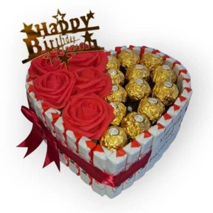 Personalisiertes Geschenk-Happy Birthday Korb-Happy Birthday Geschenk-Feiergeschenk - Bild 1 von 10