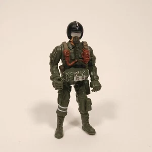 Chap Mei Solider Hero Force Excite Team A-6 Jet Fighter Pilot Figure Black Helme - Picture 1 of 7