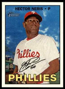 2016 Topps Heritage HN Hector Neris #699 Philadelphia Phillies - Picture 1 of 2