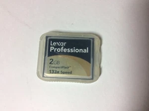 Lexar Professional 2GB 133x CF Compact Flash Digital Camera Memory Card - Picture 1 of 3