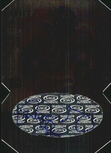 2001 SAGE HIT Autographs Foilboard Die Cuts #A45 Reggie Germany /100