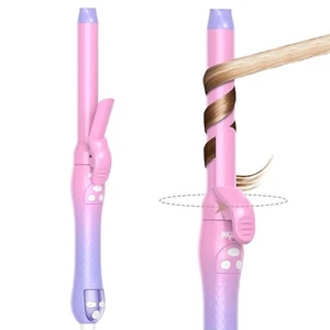 ANGILALA Rotating Curling Iron, Beach Waves Hair Curler Automatic Rotating, Best - Picture 1 of 7