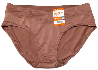 2X / 9- NUEVO CON ETIQUETAS Warners bronceado sin magdalenas Top panty hipster etiqueta $12 (XX248) Foto 1 de 2