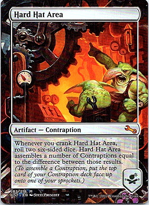 Hard Hat Area NM Unstable MTG Magic The Gathering English Card - Image 1 of 1