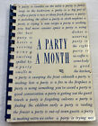 VTG Party Dinner Christmas holiday cookie cookbook ethnic Italian French picnic 