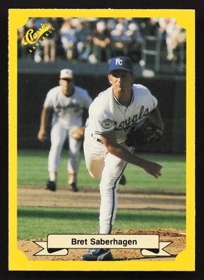 1987 Classic Update Yellow #116 Bret Saberhagen Kansas City Royals - Image 1 of 2