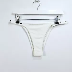 Urban Outfitters - Buckle Bikini Bottom - White - Small - Picture 1 of 7
