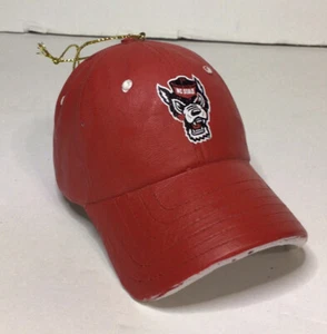 North Carolina State Wolfpack Baseball Cap Ornament - Picture 1 of 12