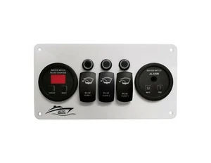 Pannello pompa di sentina con contatore digitale e allarme acustico con silenziatore per 3 pompe - Foto 1 di 2