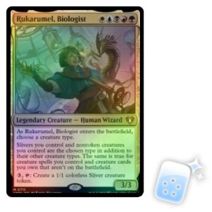 FOIL RUKARUMEL, BIOLOGIST (COMMANDER DECK) Commander Masters Magic MTG MINT CARD