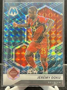 21-22 Mosaic Road to World Cup #191 Jeremy Doku GENESIS SSP Belgium Man City - Picture 1 of 2