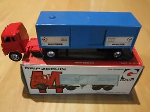Isuzu Artic mit Kastenanhänger - Eidai Grip Zechin # 44 rot / blau im Karton - Bild 1 von 2