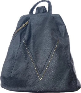 Bolso mochila antirrobo mujer,con varios compartimentos y adorno metálico. Negro - Imagen 1 de 2