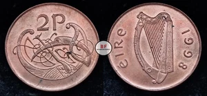 Irland 1998 | 2 Pence | Irish 2p | KM.21a | UNC - Bild 1 von 2