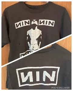 Camicia vintage 1989 Nine Inch Nails Pretty Hate Machine NIN originale 1991 - Foto 1 di 6