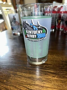Kentucky Derby 2000 126th Mint Julep Beverage Glass Fusaichi Pegasus - Picture 1 of 2