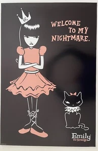 EMILY LA EXTRAÑA, 'BIENVENIDO A MI PESADILLA', AUTÉNTICO PÓSTER 2008 - Imagen 1 de 7
