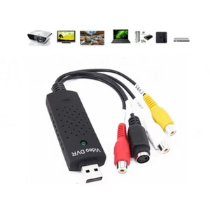 USB 2.0 Audio Video VHS VCR to DVD Converter Capture Card Adapter Digital For LT - Afbeelding 1 van 12
