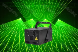 2W 25K Green Laser Projector DJ Club Stage Event Show Cartoon Laser Stage Lights - Picture 1 of 8