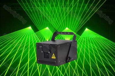 2W 25K Green Laser Projector DJ Club Stage Event Show Cartoon Laser Stage Lights - Image 1 of 4