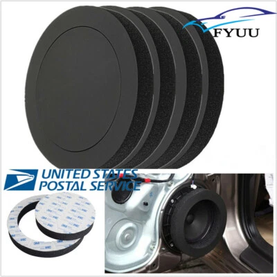 Anillo de altavoz de audio para automóvil de 4 piezas de 6,5" aislamiento acústico algodón insonorizado Foto 1 de 4