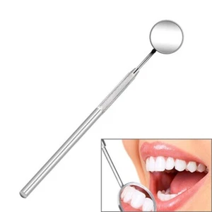 1PC Dental Mouth Mirror Dentist Mirror Dentist Mirror Stainless Steel - Picture 1 of 8