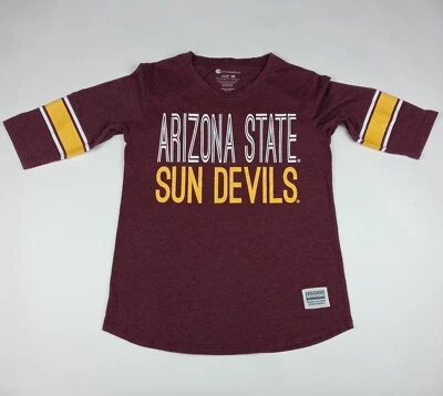 Arizona State Sun Devils ASU 3/4 Sleeve Shirt NCAA Women's Size XS - Image 1 of 4