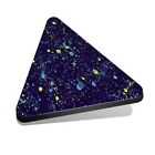 1x Triangle Fridge MDF Magnet Abstract Paint Art Space #52576