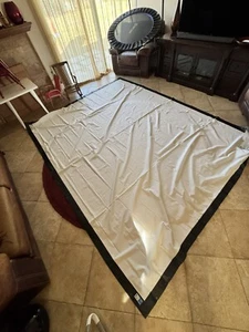 Draper 9’ X 12’ Ultimate White Front Folding Screen Replacement Surface VG Cond - Picture 1 of 8