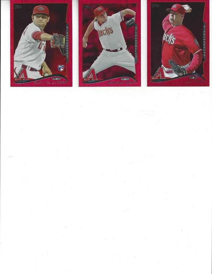 2014 Topps Series 2 Red Hot Foil J. J. Putz Arizona Diamondbacks # 402 - Image 1 of 1