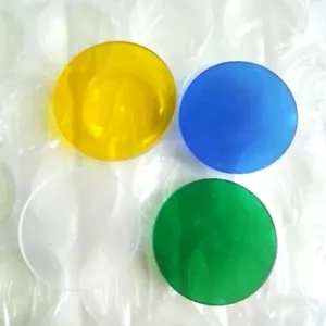 35mm Frosted Colour Glass Absorber Biological Microscope Compound Optical Filter - Picture 1 of 13