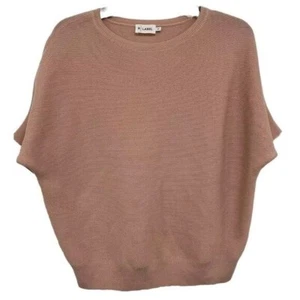 The Reset R Label Essential Pullover Wool Sweater Knit Natural Baby  Pink XS - Picture 1 of 6