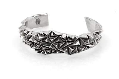 Pulsera House of Harlow 1960 plateada montaña rocosa nueva con etiquetas $110 Foto 1 de 4