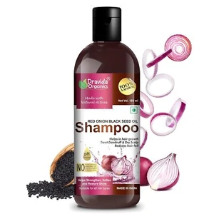 Dravida Organics Rote Zwiebel Shampoo Für Seidig Und Glänzend Haar 100ml - Bild 1 von 8
