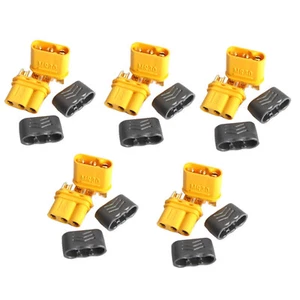 5Pair Amass MR30 Connector Plug With Sheath Female & Male For RC Lipo Battery - Picture 1 of 7