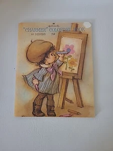 Libro da colorare vintage anni 70 Hallmark Cards Charmer 48 disegni immagini Suzy mai usato - Foto 1 di 7