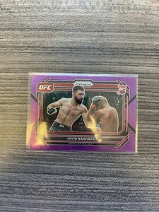 Javid Basharat 2023 Panini Prizm UFC #34 Purple Prizms Rookie RC /149