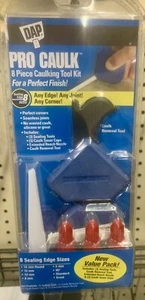 DAP Pro Caulk 8pc Caulking Tool Kit: 3 Caps/Nozzle/Removal Tool/3 Sealing Tools! - Picture 1 of 1