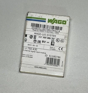 Wago / 750-430 / 8-Kanal Digital Input Module - Bild 1 von 1