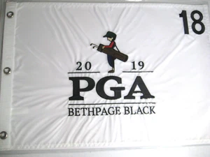 2019 Bethpage Black NY PGA CHAMPIONSHIP embroidered Golf FLAG by US Masters Open - Picture 1 of 5