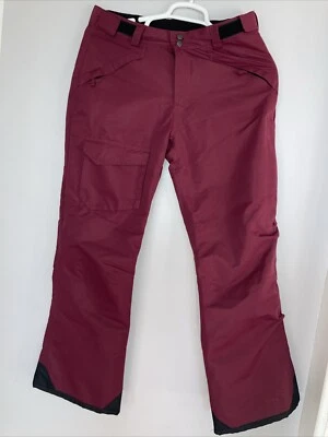 Pantalones para mujer Pulse esquí snowboard con aislamiento técnico borgoña talla mediana Foto 1 de 4