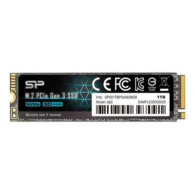 Silicon Power P34A60 M.2 1000 GB PCI Express SLC NVMe - Image 1 of 4