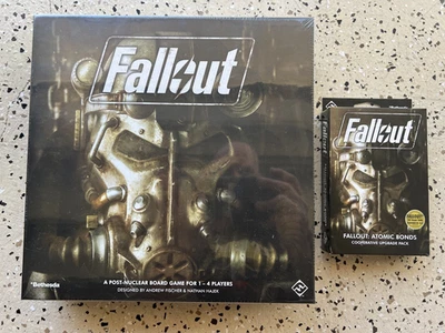 FFG Fallout - The Board Game w/Atomic Bonds Expansion New Sealed Free Shipping - Image 1 of 4