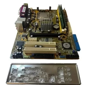 ASUS P5S-MX SE Rev1.02G Sockel 775 Mainboard mit CPU 2GB RAM & IO Platte - Bild 1 von 1