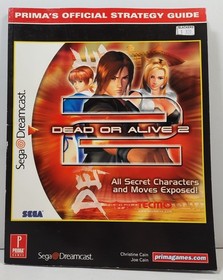 Dead or Alive 2 Prima Official Strategy Guide SEGA Dreamcast Tecmo