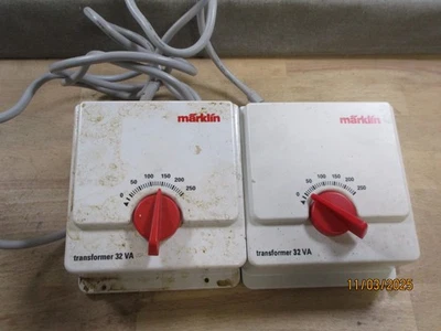 Märklin 6647 Trafo Set 2-teilig Transformer 32 VA ohne OVP E69 - Bild 1 von 2