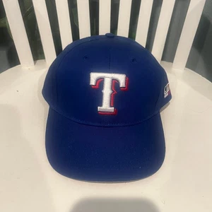 Texas Rangers Hat Cap Men's Snap Back MLB Official OS Baseball Blue White - Picture 1 of 6